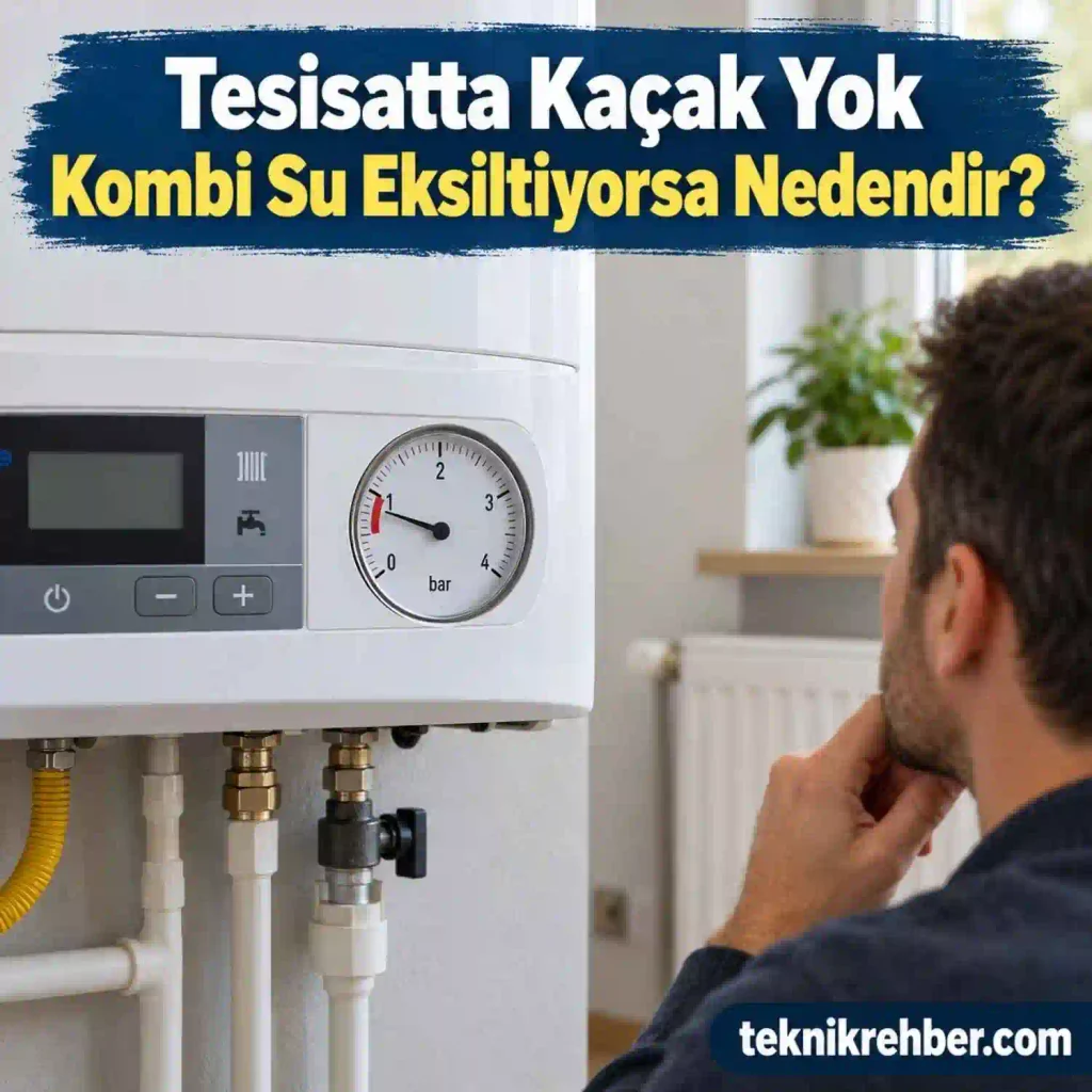 Tesisatta Kaçak Yok Kombi Su Eksiltiyorsa Nedendir? 1 Tesisatta kaçak yok kombi su eksiltiyor.